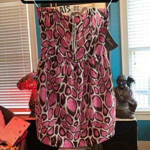 🐆 Pink Leopard Mini Dress 🐆